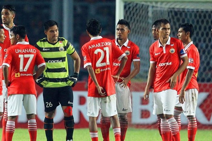 Persija Jakarta dikalahkan Persiba Balikpapan 0-1 dalam laga lanjutan Torabika Soccer Championship 2016 pekan ke-11 di Stadion Persiba, Rabu (20/7/2016).