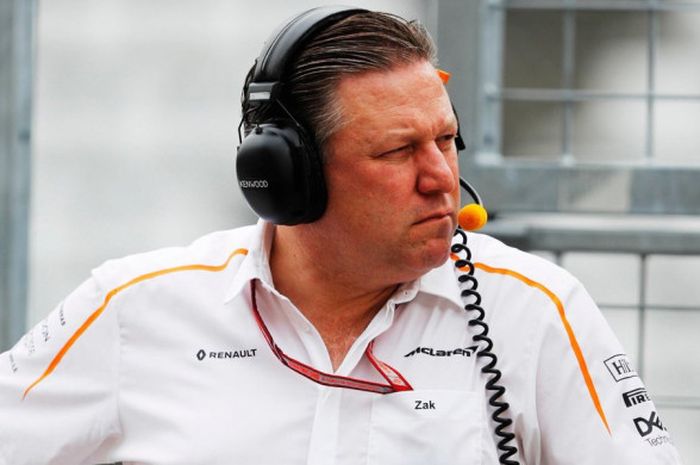 Chief executive McLaren untuk ajang F1, Zak Brown.