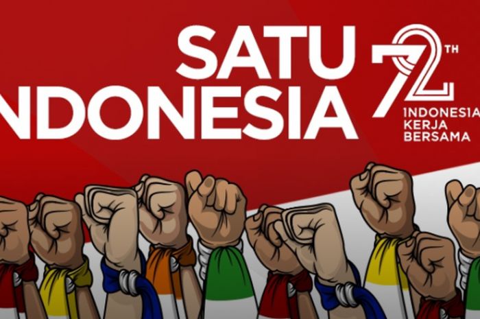 tampilan website liga indonesia memperingati HUT ke-72 Republik Indonesia satu indonesia