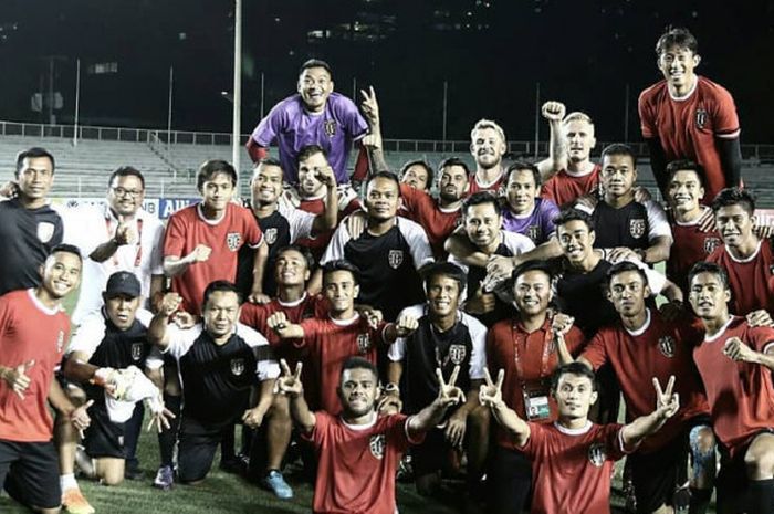   Bali United telah selesai melaksanakan official training di Rizal Memorial Stadium  