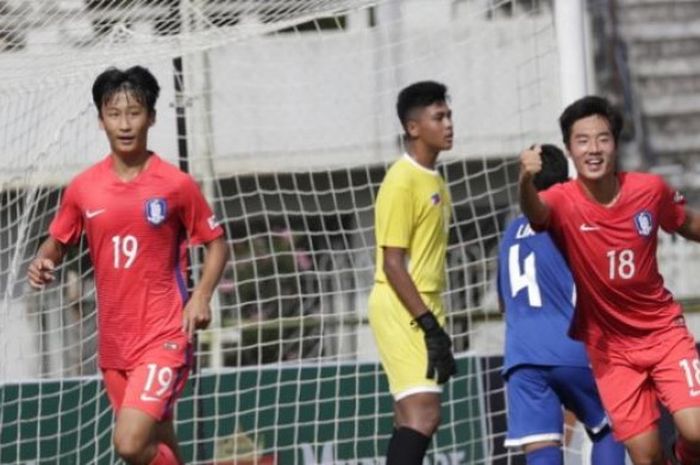 Timnas U-16 Korea Selatan Vs U-16 Filipina