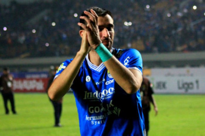 Bek Bhayangkara FC, Vladimir Vujovic Selepas Laga Melawan Persib Bandung (31/5/2018)