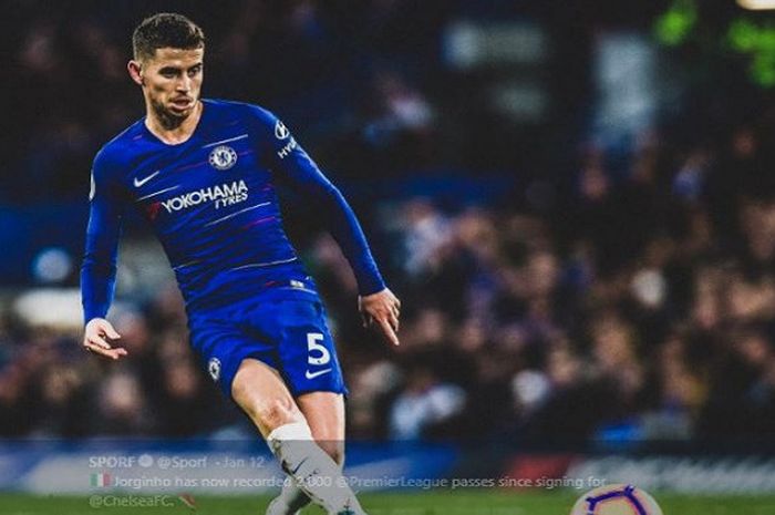 Gelandang Chelsea asal Italia, Jorginho, masih akan terus menjadi andalan dalam beberapa laga ke depan.