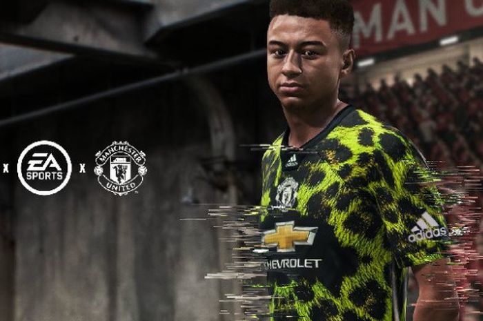 Kostum keempat Manchester United untuk gim FIFA 19