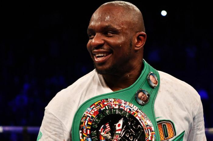 Petinju kelas berat Inggris Dillian Whyte, pasca mengalahkan petinju Australia, Lucas Browne, 24 Maret silam.