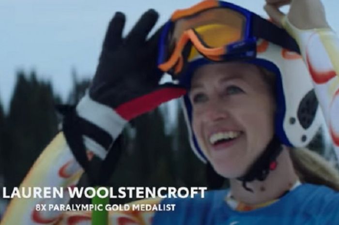 Iklan Toyota Global bertema Paralimpiade yang mengisahkan perjuangan Lauren Woolstencroft.