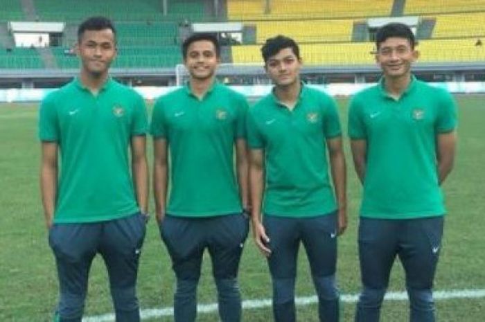 Para kiper timnas U-19 Indonesia