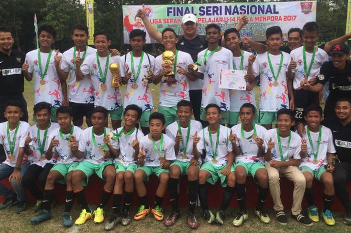 SSB Bina Sentra kembali menjadi juara LSP untuk gelaran 2017, Sabtu (9/9/2017). 