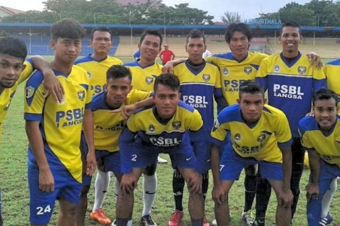  Skuat PSBL Langsa saat menjajal Stadion H Dimurthala, Jumat (2/9/2016) pagi. 