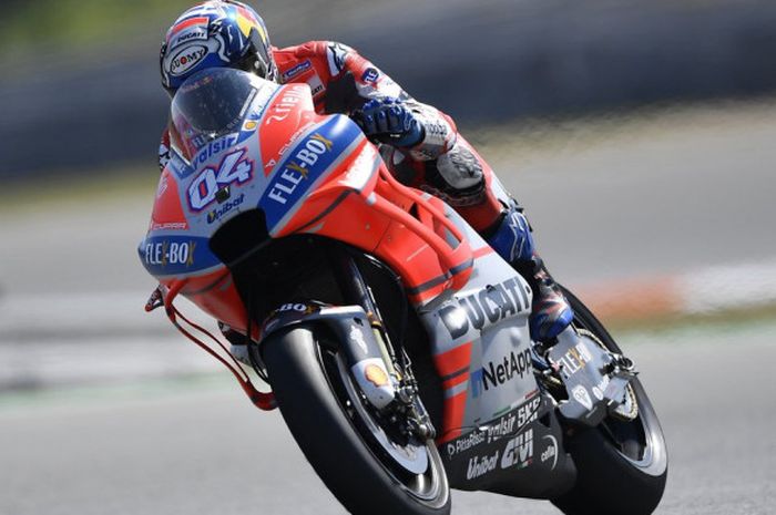  Andrea Dovizioso (Ducati) membicarakan performa motor Ducati untuk MotoGP musim 2019 nanti.