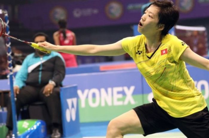 Pemain tunggal putri Hong Kong, Cheung Ngan Yi, berhasil mengalahkan Carolina Marin (Spanyol) pada b