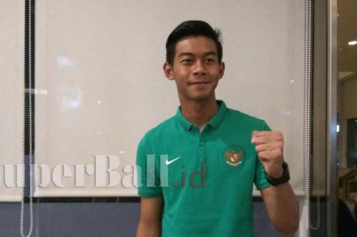  Kiper timnas Indonesia, Satria Tama. 