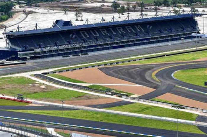 Sirkuit Buriram, Thailand, yang menggelar balapan MotoGP seri ke-15 pada 7 Oktober 2018.