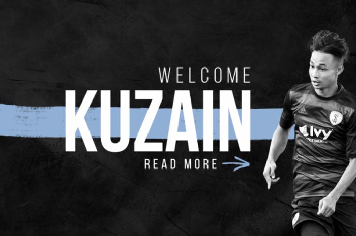 Ucapan selamat datang untuk Wan Kuzain Wan Kamal dari Sporting Kansas City. 
