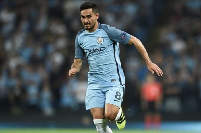 Gelandang Manchester City, Ilkay Gundogan. 