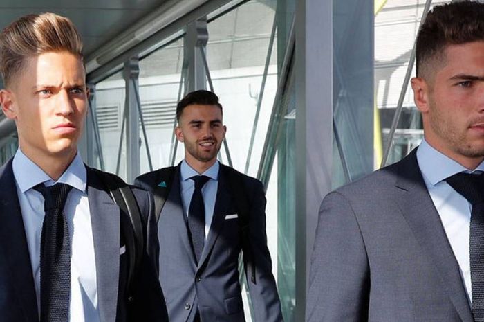Marcos Llorente, Borja Mayoral, dan Luca Zidane menuju Skopje, Makedonia.