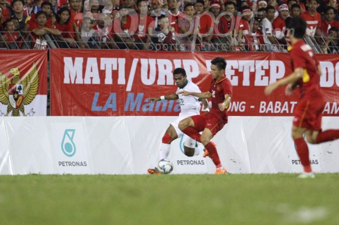 Indonesia dan Vietnam bertemu pertandingan keempat Grup B di Stadion Selayang Municipal Council, Selasa (22/8/2017). 