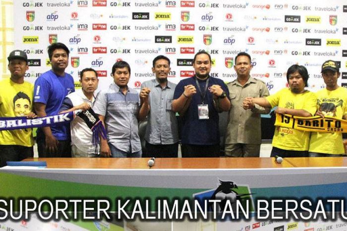 Persatuan empat suporter besar Kalimantan