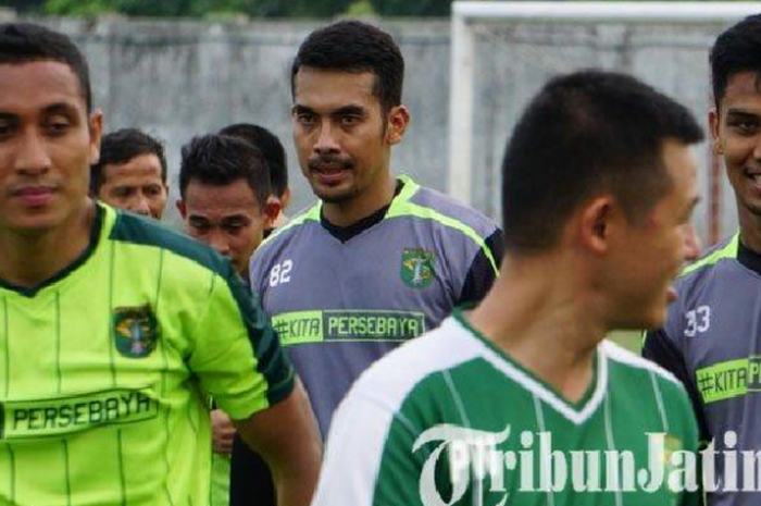 Sesi latihan Persebaya Surabaya pada pramusim 2019.