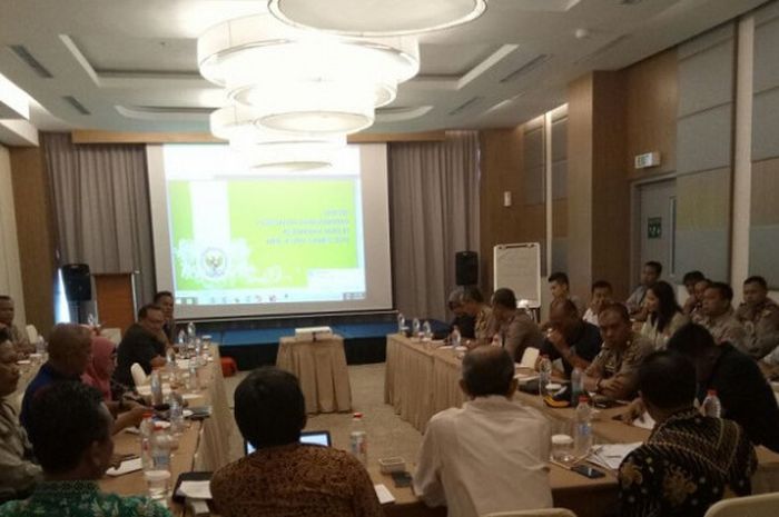 Workshop pengenalan teknologi nuklir di hotel Santika Palembang, Kamis (16/11/2017).