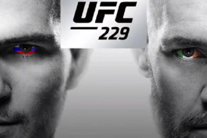 Link live streaming UFC 229 antara Khabib Nurmagomedov (kiri) dan Conor McGregor (kanan).