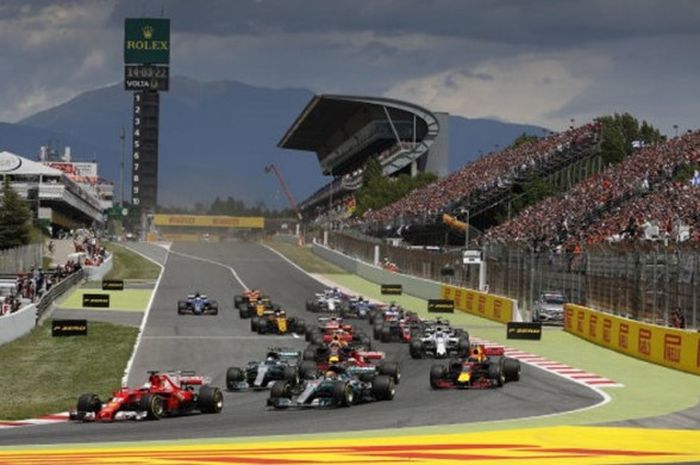 GP Formula 1 Spanyol di Sirkuit Catalunya hari Minggu (14/5/2017), dari berbagai sisi banyak menyisakan cerita menarik.