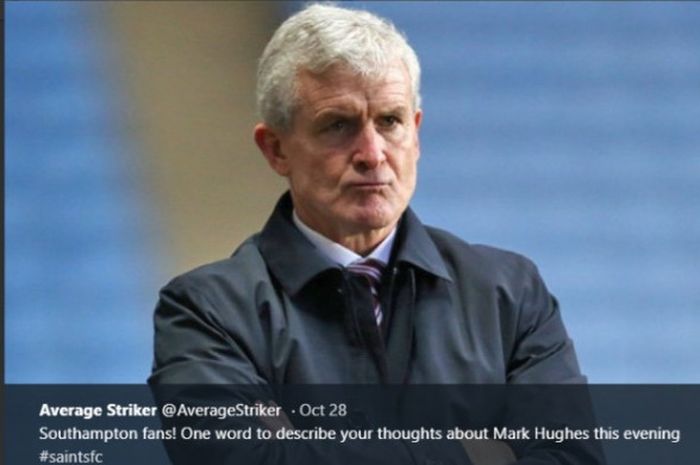 Mark Hughes yang saat ini menangani Southampton, menjadi salah satu calon pelatih klub Liga Inggris yang terancam dipecat.