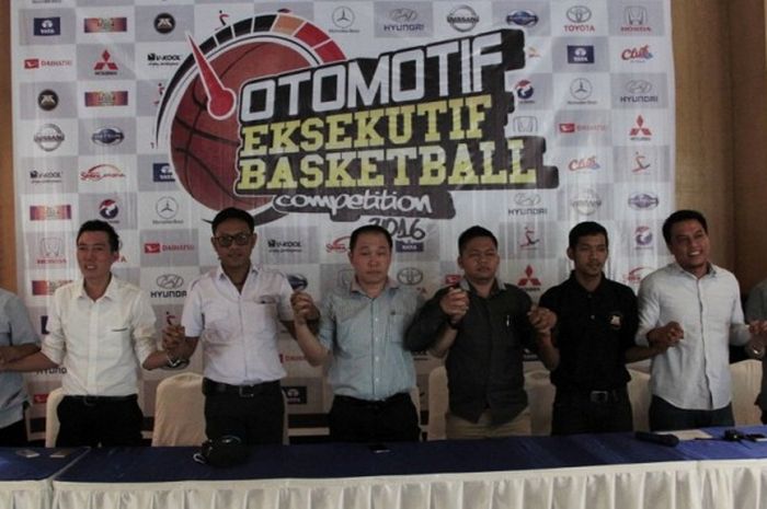 Jumpa pers event Otomotif Eksekutif Basketball Competition 2016 pada Jumat 99/9/2016).