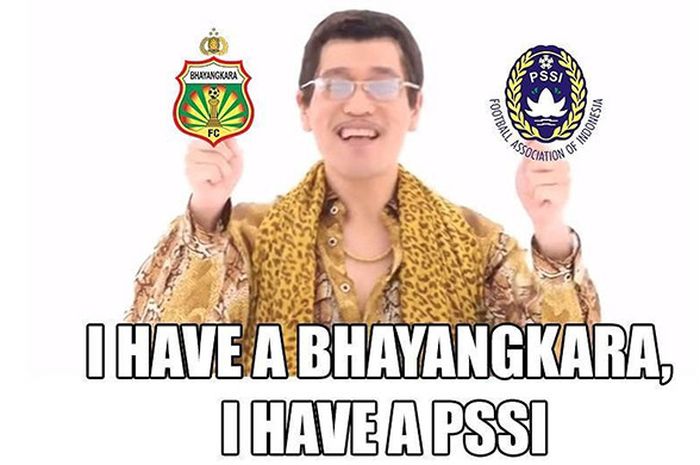 Meme Bhayangkara FC.