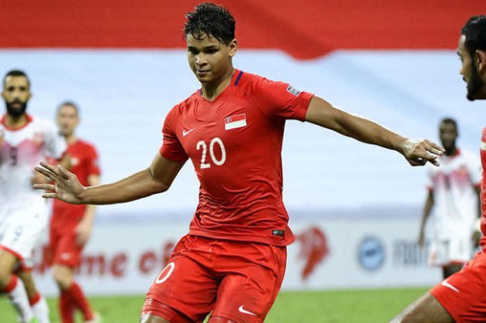 Irfan Fandi saat membela Timnas Singapura