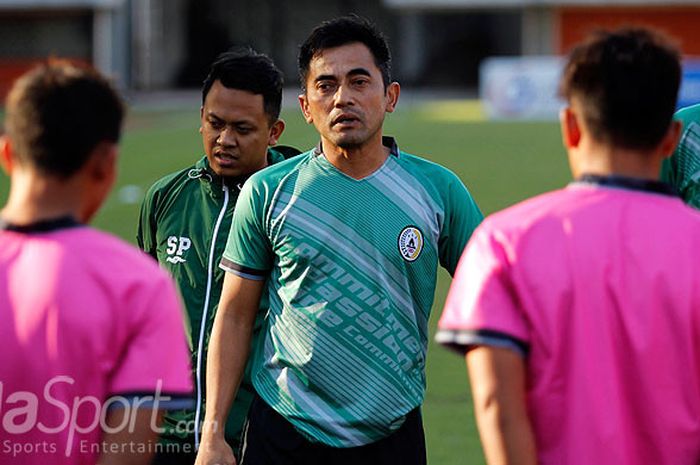 Pelatih PSS Sleman, Seto Nurdiantoro, Punya Target Tinggi di Liga 1 2019.