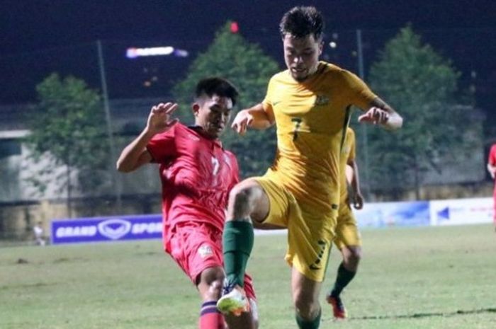 Thailand U-19 saat menggasak Australia U-19 5-1 di Vietnam Youth Training Center, Hanoi, Minggu (18/9/2016). Kedua tim lolos ke semifinal Piala AFF U-19 2016.
