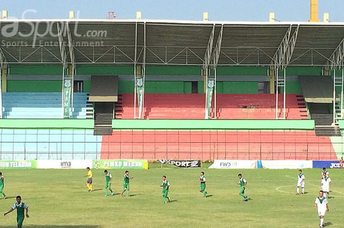 Final Piala Suratin Sumut yang mempertemukan PSMS U17 dengan  Patriot Disporasu akan menggunakan Stadion Teladan.