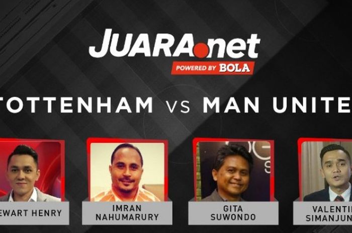 Empat pengamat sepak bola memprediksi laga seru Tottenham Hotspur vs Manchester United.