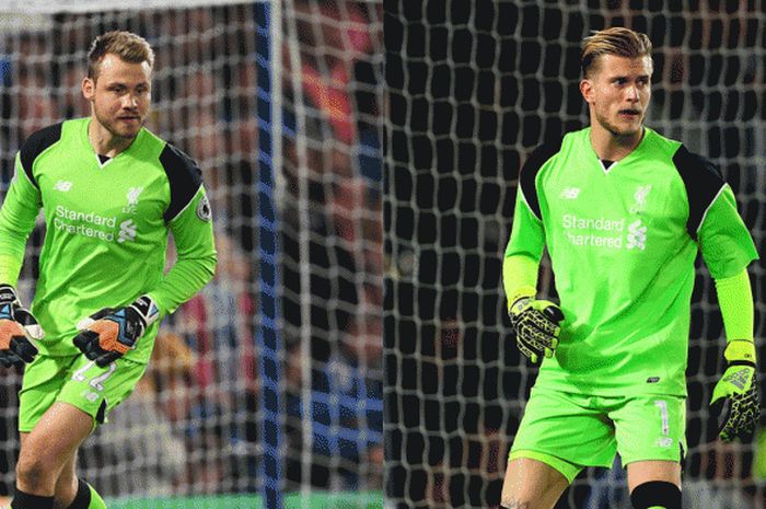 Simon Mignolet dan Loris Karius