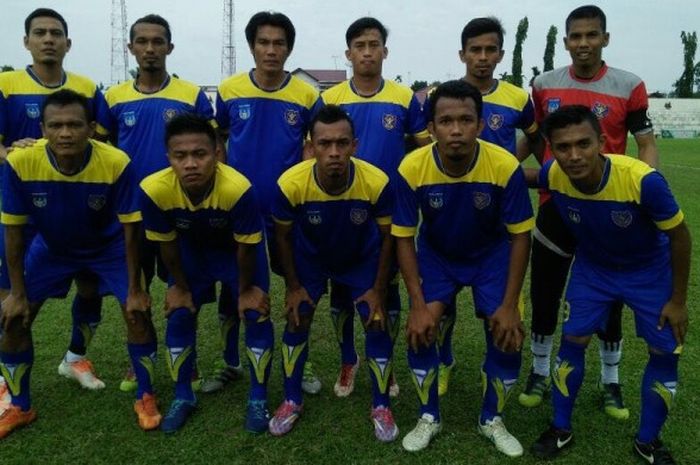 Skuat PSBL Langsa dalam pertandingan Grup I Indonesia Soccer Chamoionship (ISC) B menghadapi PS Bangka, Minggu (28/8/2016) sore di Stadion Langsa.
