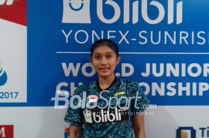 Coirunnisa sukses membuat Indonesia unggul 3-0 atas Mongolia di Kejuaraan Dunia Junior 2017