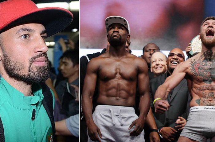 Pemain Timnas Indonesia Stefano Lilipaly mengomentari pertarungan Conor McGregor vs Floyd Mayweather 