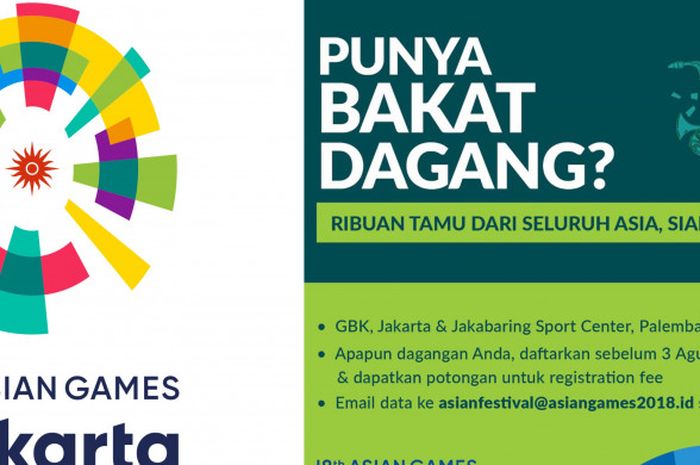 Wirausaha di Asian Games 2018