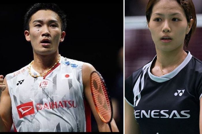  Kento Momota (kiri), Yuki Fukushima (kanan) 