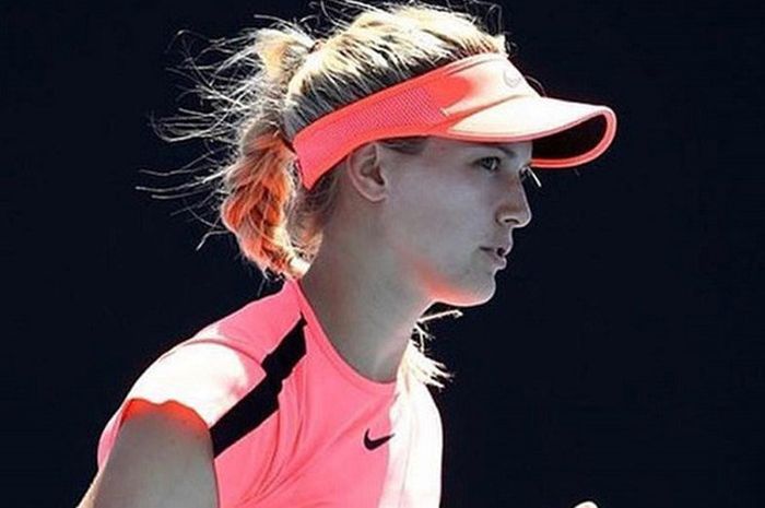 Eugenie Bouchard (Kanada) saat tampil pada ajang Australian Open 2017.