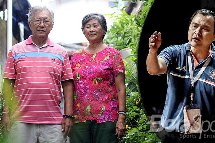 Hendi Winar dan Yu Ling Chen, kedua orang tua Ahang. (inset: Johannis winar).