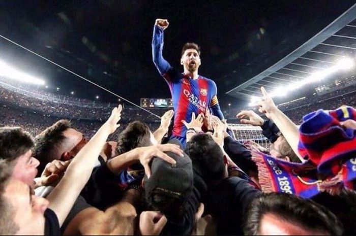 Lionel Messi Pasca Barcelona Menang atas PSG di Liga Champion