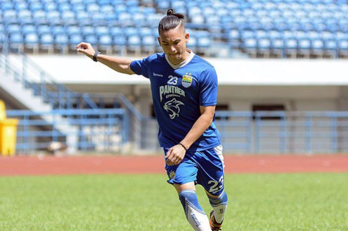 Gelandang Persib Bandung, Kim Jeffrey Kurniawan.