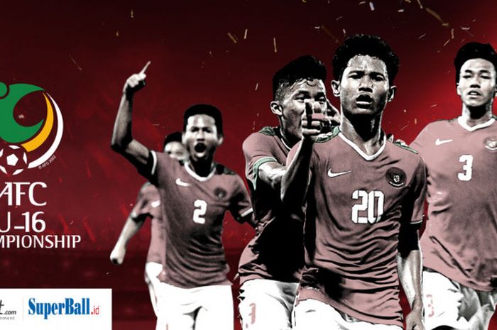   Ilustrasi timnas u-16 Indonesia di Piala Asia U-16 2018.  