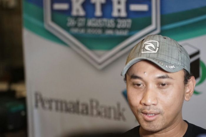 Komisaris Indonesia Enduro, Ibnu Rusdian, pada konferensi pers INDURO 2017 di Jakarta, Jumat (11/8/2017).