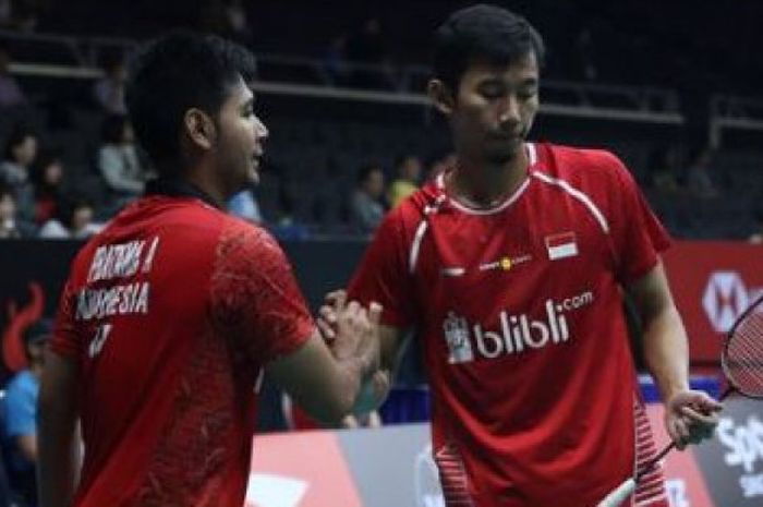 Pasangan ganda putra Indonesia, Angga Pratama/Rian Agung Saputra berhasil melaju ke babak kedua Singapore Open 2018. 