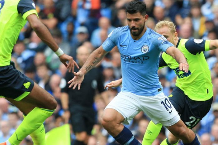 Susunan Pemain Manchester City Vs Newcastle United Tantangan Sergio Aguero Hadapi 5 Bek Bolasport Com
