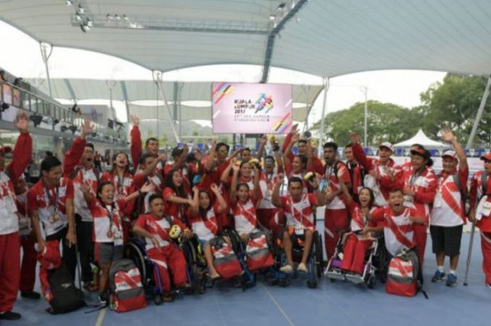 Kontingen Indonesia di ASEAN Para Games 2017 yang digelar di Kuala Lumpur, Malaysia, 17-23 September 2017. 