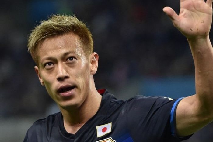 Eks pemain timnas Jepang, Keisuke Honda. 